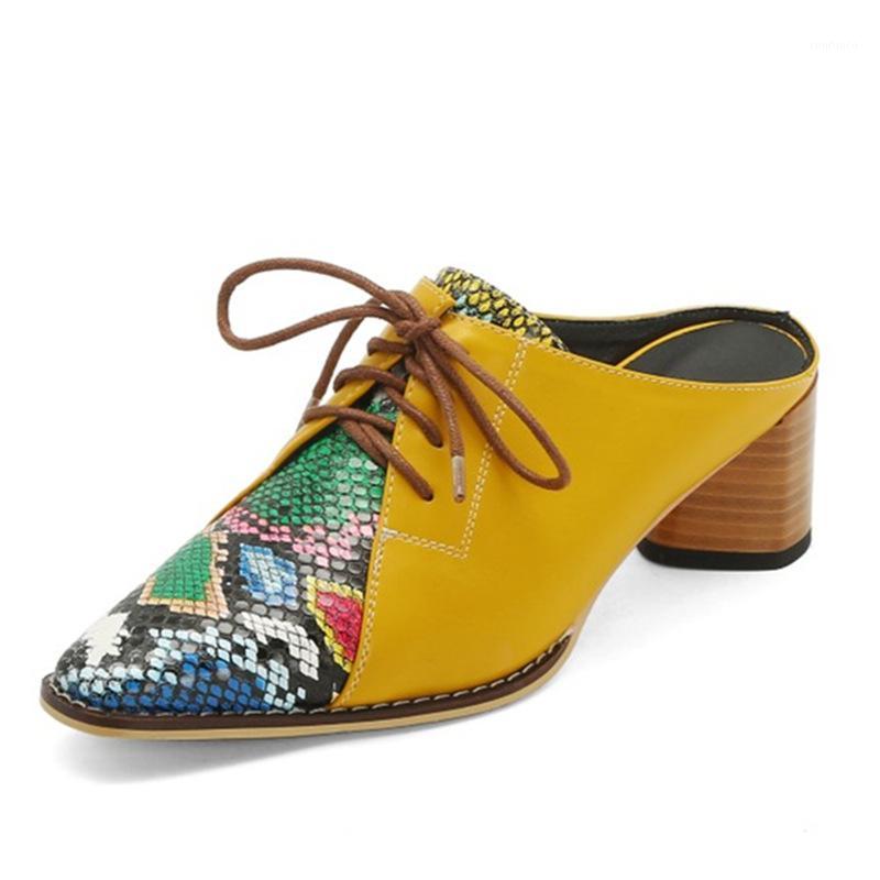 Lace up Ladies Shoes Summer Mules Shoes Woman Block Heels Casual Snake Printed Slipper Women Sandals Designer Slides Women1, Yellow
Lace up Ladies Shoes Summer Mules Shoes Woman Block Heels Casual Snake Printed Slipper Women Sandals Designer Slides Women1, Yellow
