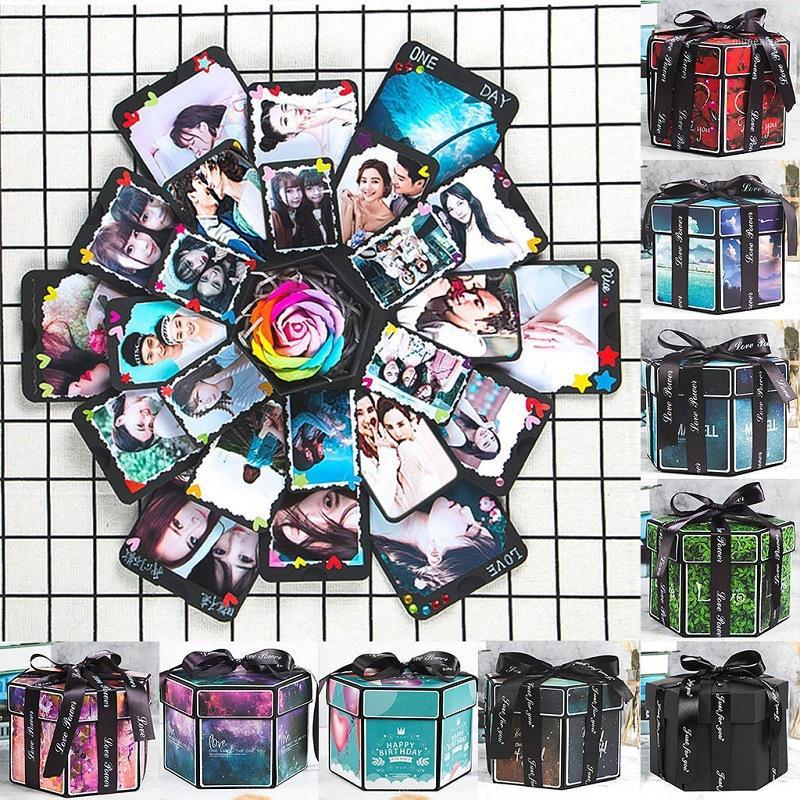 DIY Handmade Scrapbook Photo Hexagon Surprise Explosion Box Wedding Gift Box for Valentine Christmas Gifts Boxes For Kids1
DIY Handmade Scrapbook Photo Hexagon Surprise Explosion Box Wedding Gift Box for Valentine Christmas Gifts Boxes For Kids1