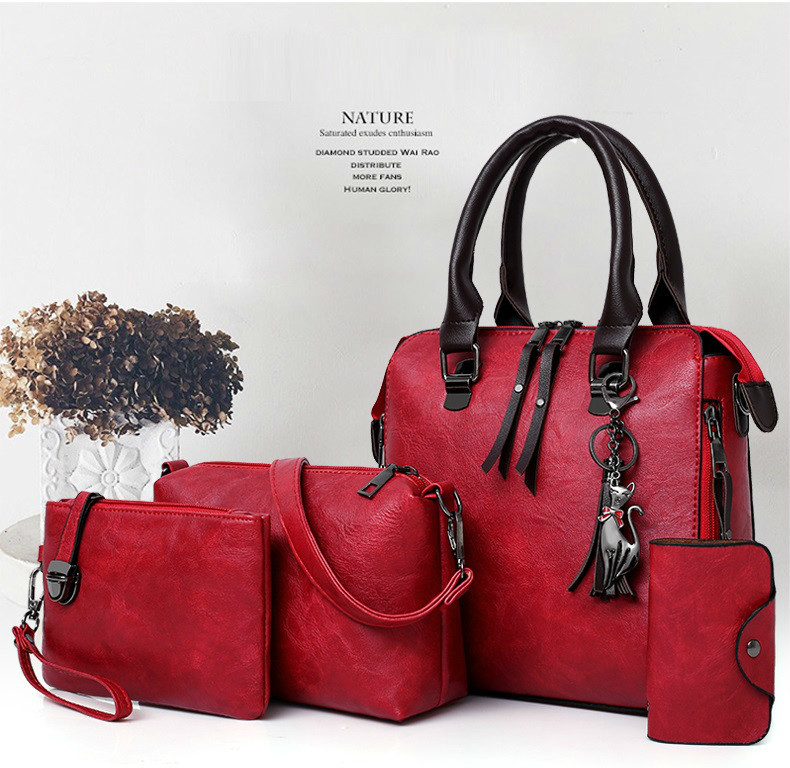 2020 Compound High-quality Leather Shoulder Plutonium Messenger Bags Tote Bag Four Buns Set of Ladies I10v, Black
2020 Compound High-quality Leather Shoulder Plutonium Messenger Bags Tote Bag Four Buns Set of Ladies I10v, Black
