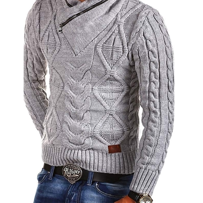 ZOGAA Winter Sweater Men's Knitted Sweater Zipper V Neck pull homme Mens Casual Pullovers Sweater jersey hombre Plus Size S-3XL 201202, Brown
ZOGAA Winter Sweater Men's Knitted Sweater Zipper V Neck pull homme Mens Casual Pullovers Sweater jersey hombre Plus Size S-3XL 201202, Brown