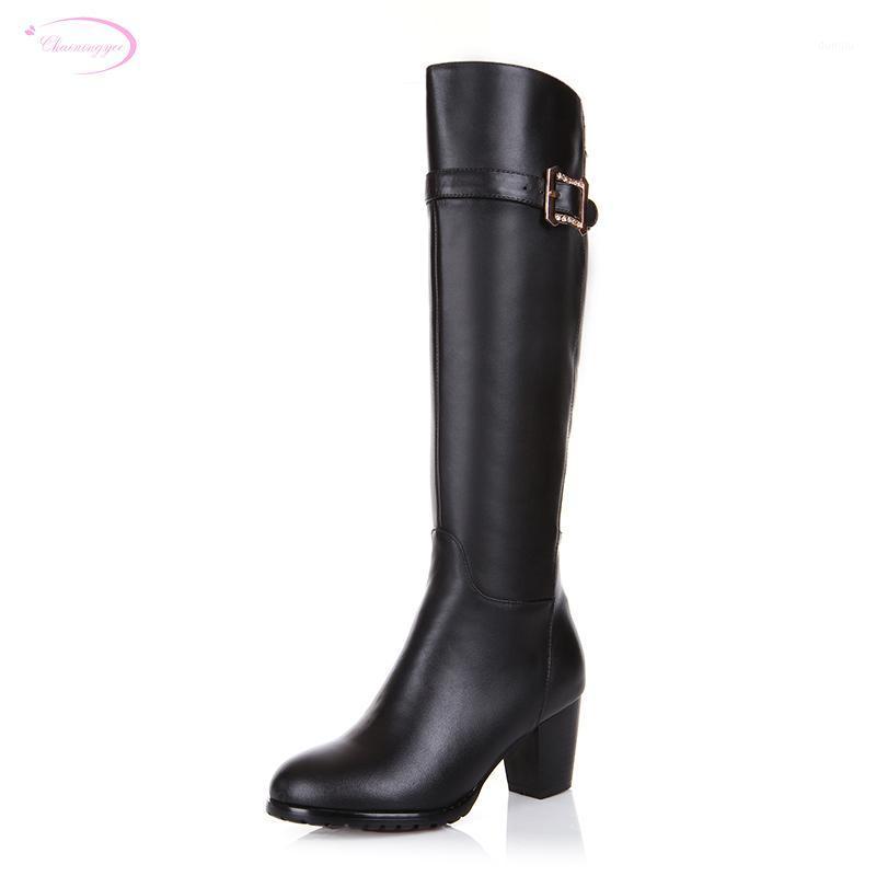 Chainingyee handmade quality custom cowhide leather knee high boots belt buckle zippers high-heeled knight women's riding boots1, Black 
Chainingyee handmade quality custom cowhide leather knee high boots belt buckle zippers high-heeled knight women's riding boots1, Black