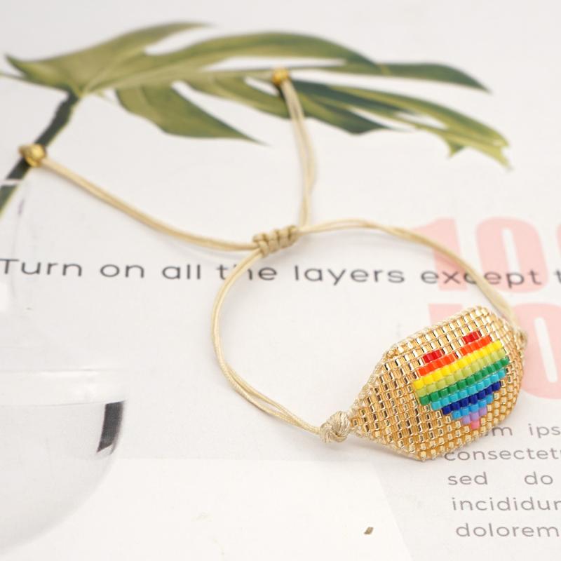 Go2Boho Heart Bracelet for Girl Bohemian Jewellery 2021 Miyuki Bead Bracelet Gifts for Women Boho Rainbow Pulseras Wholesale
Go2Boho Heart Bracelet for Girl Bohemian Jewellery 2021 Miyuki Bead Bracelet Gifts for Women Boho Rainbow Pulseras Wholesale