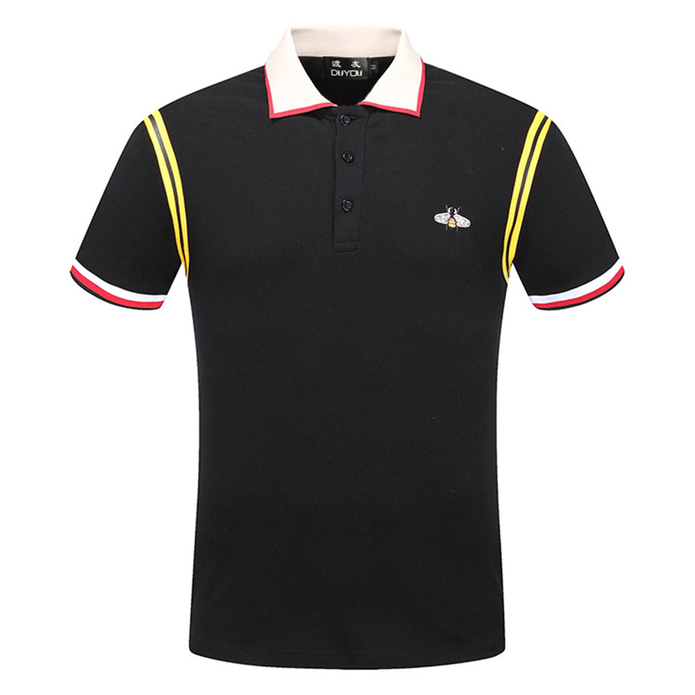 New Luxury Designer Men Shirts Clothing Casual Simple Short Sleeve Polo Male Top Quality 100% Cotton Dy7021 Qskc, Black
New Luxury Designer Men Shirts Clothing Casual Simple Short Sleeve Polo Male Top Quality 100% Cotton Dy7021 Qskc, Black