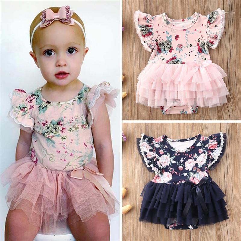 0-24m Baby Girl Rompers Floral Print Ruffled Sleeve Rompers For Newborns Tops Summer Casual Tulle Tutu Dress Girls Jumpsuit1, Blue
0-24m Baby Girl Rompers Floral Print Ruffled Sleeve Rompers For Newborns Tops Summer Casual Tulle Tutu Dress Girls Jumpsuit1, Blue