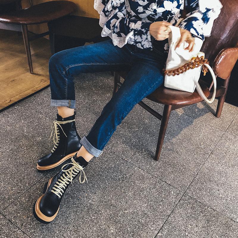 NORBERG Genuine Leather Women Boots Autumn and Winter Long and Short Boots, Two Types To Choose Cross-tied Rubber, Mid-calf
NORBERG Genuine Leather Women Boots Autumn and Winter Long and Short Boots, Two Types To Choose Cross-tied Rubber, Mid-calf