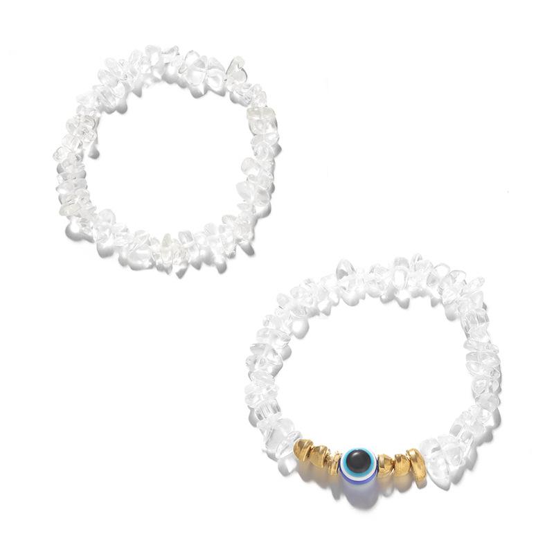 Fashion New Arrivals Evil Eye Irregular Crystals Stone Trendy Bracelet Bangles for Women Female Bohemia Bracelet Jewelry Gifts
Fashion New Arrivals Evil Eye Irregular Crystals Stone Trendy Bracelet Bangles for Women Female Bohemia Bracelet Jewelry Gifts