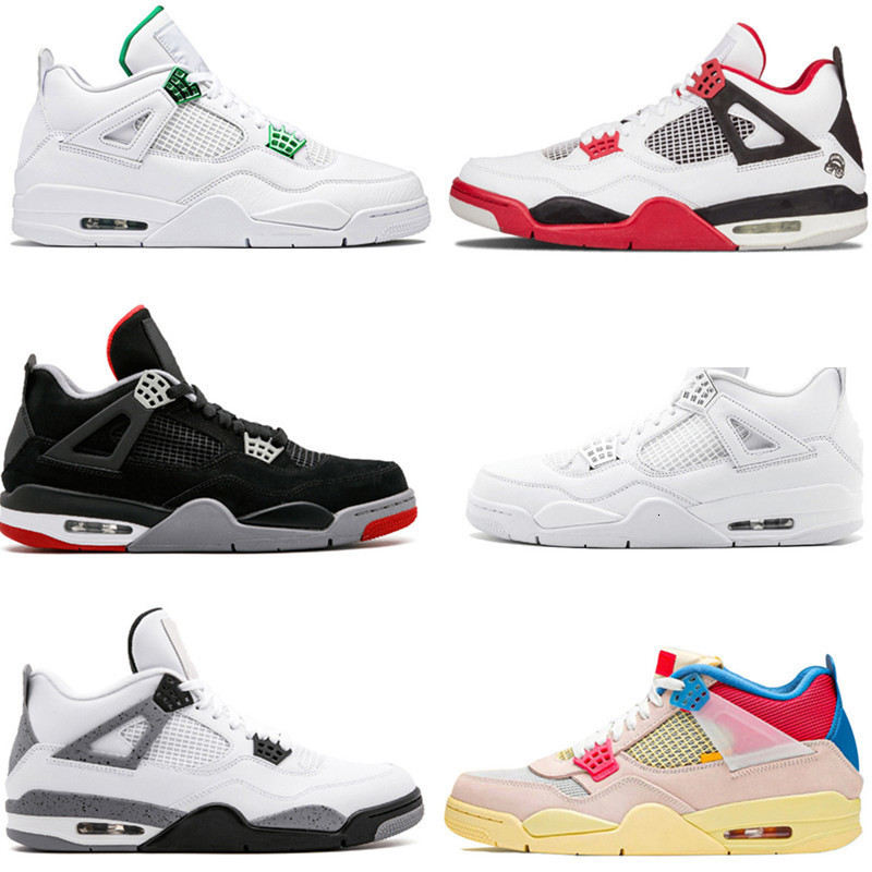 Designer Sport shoes 4 Womens Mens Basketball Shoes 4s New Jumpman Sneakers Size 13 Black Cat Fire Red Bred IV Cactus Jack Trainers, 17-color same as picture
Designer Sport shoes 4 Womens Mens Basketball Shoes 4s New Jumpman Sneakers Size 13 Black Cat Fire Red Bred IV Cactus Jack Trainers, 17-color same as picture