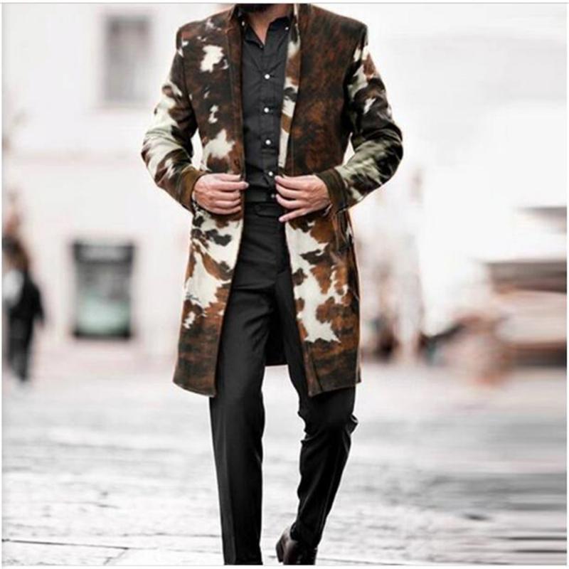 Korean Version Men Lapel Camouflage Single-Breasted Long Sleeve Dust Coat Streetwear Vintage Casual Loose Thick Outerwear -3XL, Picture color
Korean Version Men Lapel Camouflage Single-Breasted Long Sleeve Dust Coat Streetwear Vintage Casual Loose Thick Outerwear -3XL, Picture color