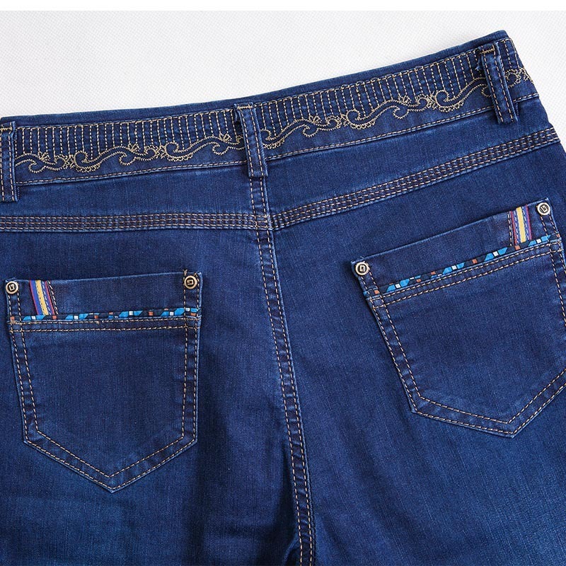 Jbersee Plus Size Women's High Waist Push up Jeans High Quality Women's Straight Jeans Washed Jeans Woman YZ2049 201105