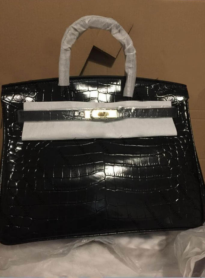 Top Quality Luxurys Designers Shoulder Bags Cowskin Alligator 35CM 30CM Women Totes Fashion Bags Lady Genuine Leather Handbag Shopping Bags
Top Quality Luxurys Designers Shoulder Bags Cowskin Alligator 35CM 30CM Women Totes Fashion Bags Lady Genuine Leather Handbag Shopping Bags