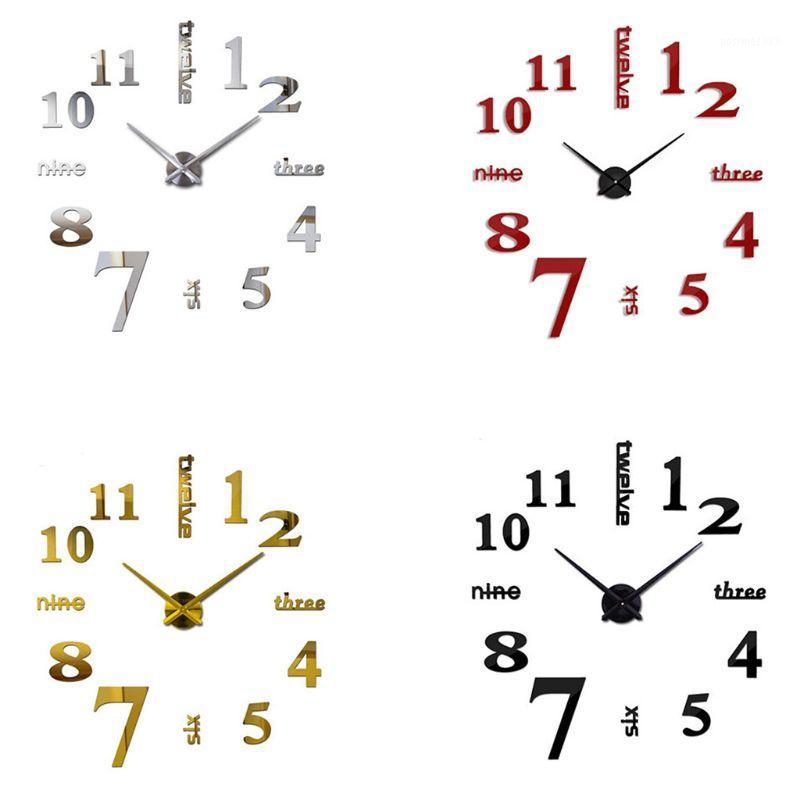 Modern 3D Wall Clock Mirror Sticker Large Number DIY Art Decals Home Living Room 40JA1
Modern 3D Wall Clock Mirror Sticker Large Number DIY Art Decals Home Living Room 40JA1