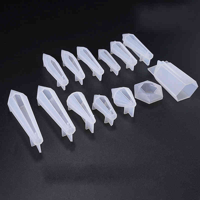 Silicone Resin Mold Pendulum Long Pointed Crystal Pendant Molds with Hole Epoxy Resin Charm Pendants Jewlery Making Tools от DHgate WW