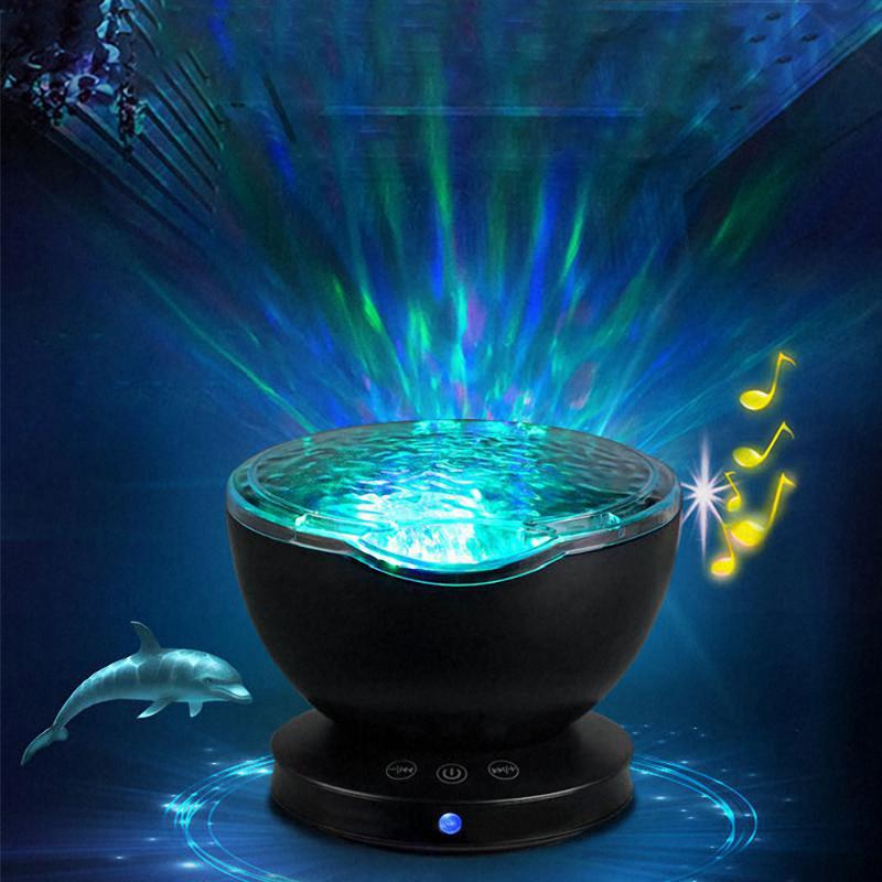 Party Decoration Sky Ocean Wave Projector Built-in Mini Music Player 7 Color Changing LED Romantic Night Light With USB Adjustable Wall Moun
Party Decoration Sky Ocean Wave Projector Built-in Mini Music Player 7 Color Changing LED Romantic Night Light With USB Adjustable Wall Moun