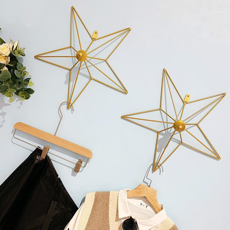 Male and female clothing clothing store wall hook single hook five-pointed star single wall hanging creative ornament coat1
Male and female clothing clothing store wall hook single hook five-pointed star single wall hanging creative ornament coat1