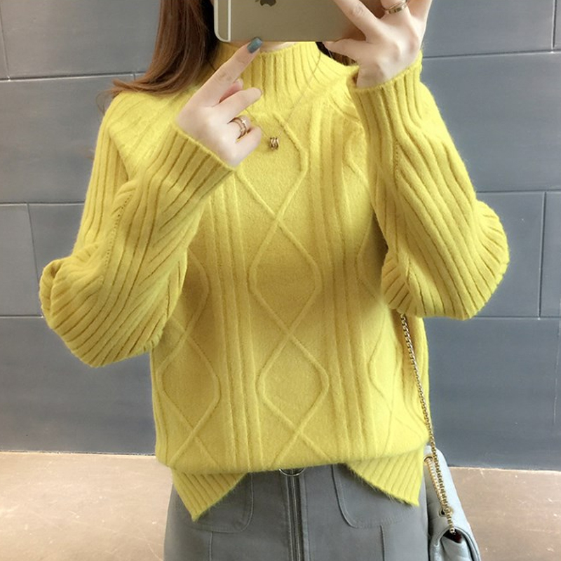 2021 New Korean Style Winter Solid Sweater for Women Knitted Thin Female Sweaters with Long Sleeve Casual High Ladies Tops Y5ro, Khaki.
2021 New Korean Style Winter Solid Sweater for Women Knitted Thin Female Sweaters with Long Sleeve Casual High Ladies Tops Y5ro, Khaki.