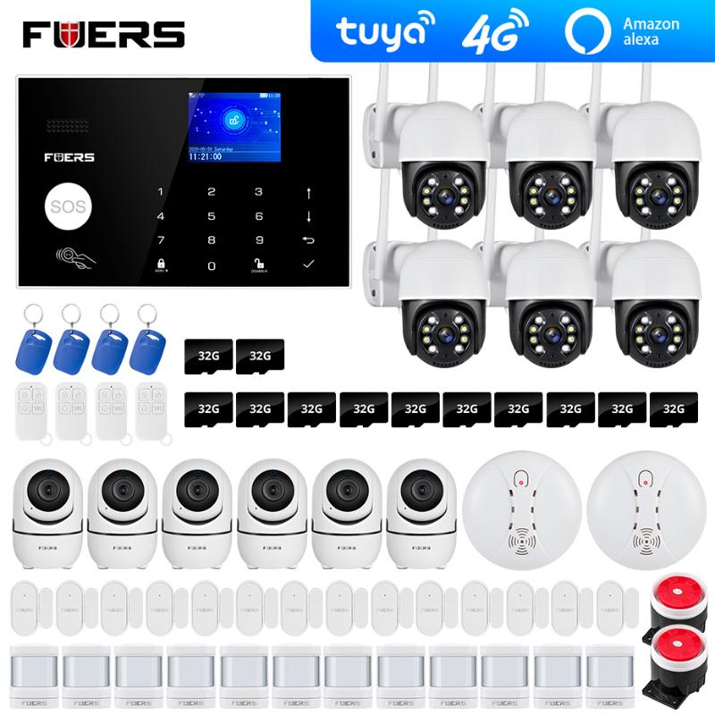4G Tuya Alexa Wifi GSM alarm systems 2MP Outdoor Camera security Alarm Smart Home Burglar System Motion Detection
4G Tuya Alexa Wifi GSM alarm systems 2MP Outdoor Camera security Alarm Smart Home Burglar System Motion Detection
