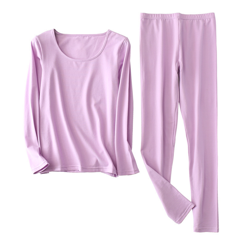 Women's Thermal Underwear Woman Winter Sets Plus Size Long Johns Women Thermal Pants Top Two Piece Set Thin Women Suits Warming 201027