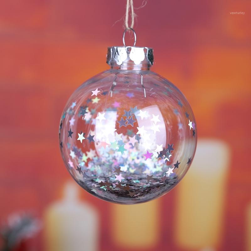 New Refillable Clear Plastic Christmas Ball Ornaments Pre-Decorated with Star Sequins Hanging Xmas Tree Ball Home Decor1
New Refillable Clear Plastic Christmas Ball Ornaments Pre-Decorated with Star Sequins Hanging Xmas Tree Ball Home Decor1