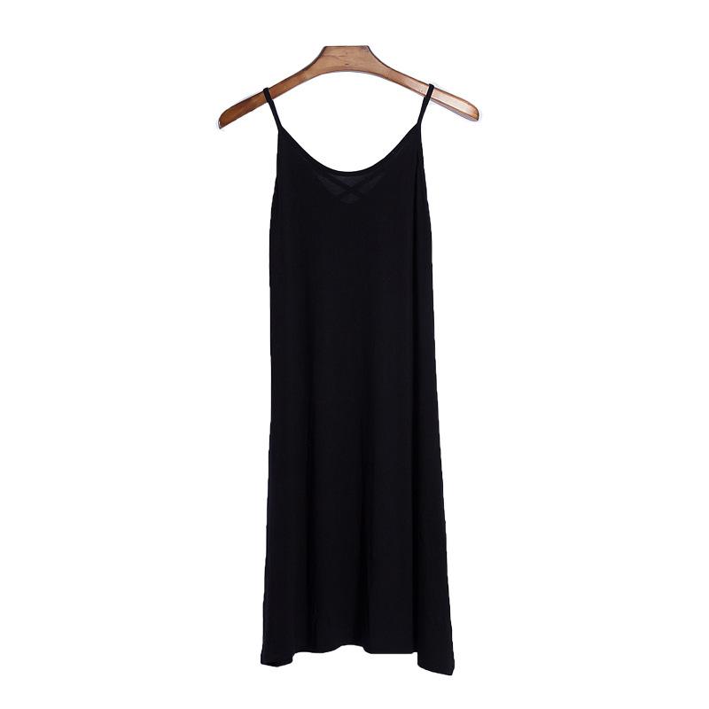 Summer Sexy Nightgwon Nighty Lady Basic Spaghetti Strap Nightdress NEW Modal Nightwear Solid Casual Home Dress Big Size XXXL, Black
Summer Sexy Nightgwon Nighty Lady Basic Spaghetti Strap Nightdress NEW Modal Nightwear Solid Casual Home Dress Big Size XXXL, Black
