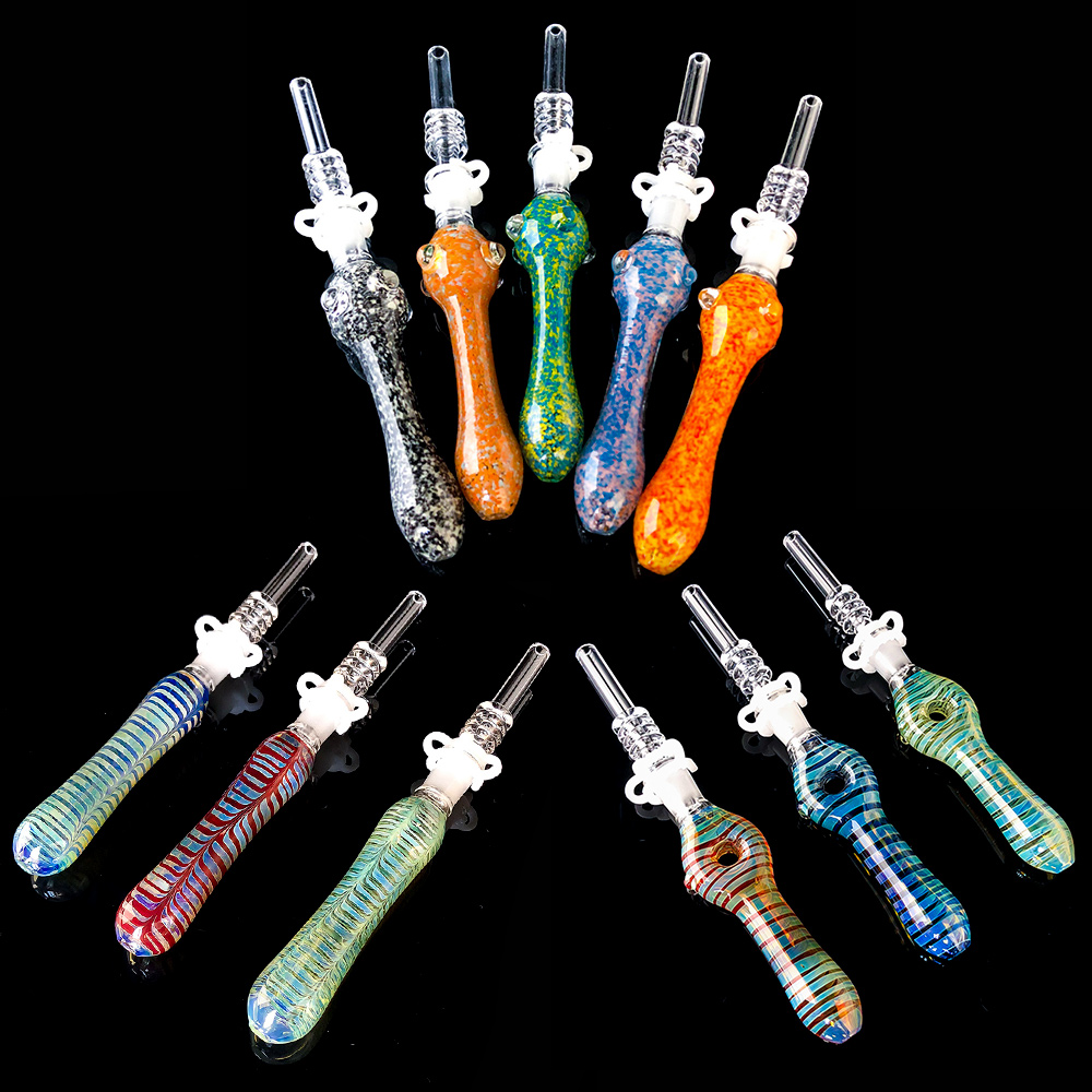 Glass Nectar Collector with 14mm Joint Quartz Tips Dab Straw Oil Rigs Silicone Smoking Pipe glass pipe smoking accessories dab rig
Glass Nectar Collector with 14mm Joint Quartz Tips Dab Straw Oil Rigs Silicone Smoking Pipe glass pipe smoking accessories dab rig