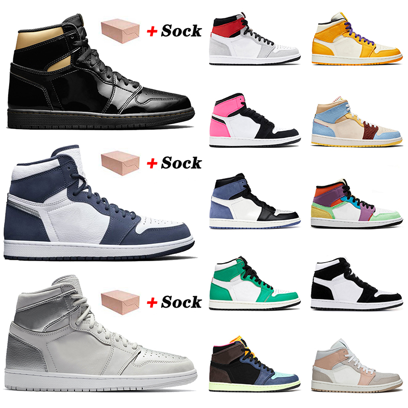 WITH BOX Jumpman 1 1s Basketball Shoes Fashion Men Women Shattered Backboard High OG Midnight Navy Biack Red Green Trainers Sports Sneakers, D5 high og midnight navy
WITH BOX Jumpman 1 1s Basketball Shoes Fashion Men Women Shattered Backboard High OG Midnight Navy Biack Red Green Trainers Sports Sneakers, D5 high og midnight navy