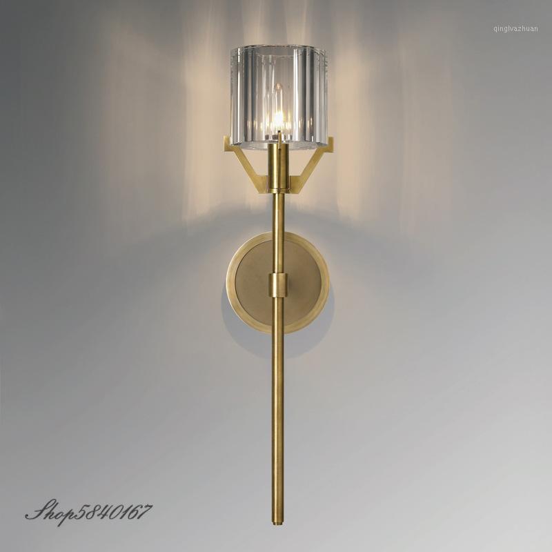 Modern Crystal Wall Lamp Bedroom Light All Copper Wall Light Luxury Wall+lamps Living Room Decoration Loft Beside Sconce1
Modern Crystal Wall Lamp Bedroom Light All Copper Wall Light Luxury Wall+lamps Living Room Decoration Loft Beside Sconce1