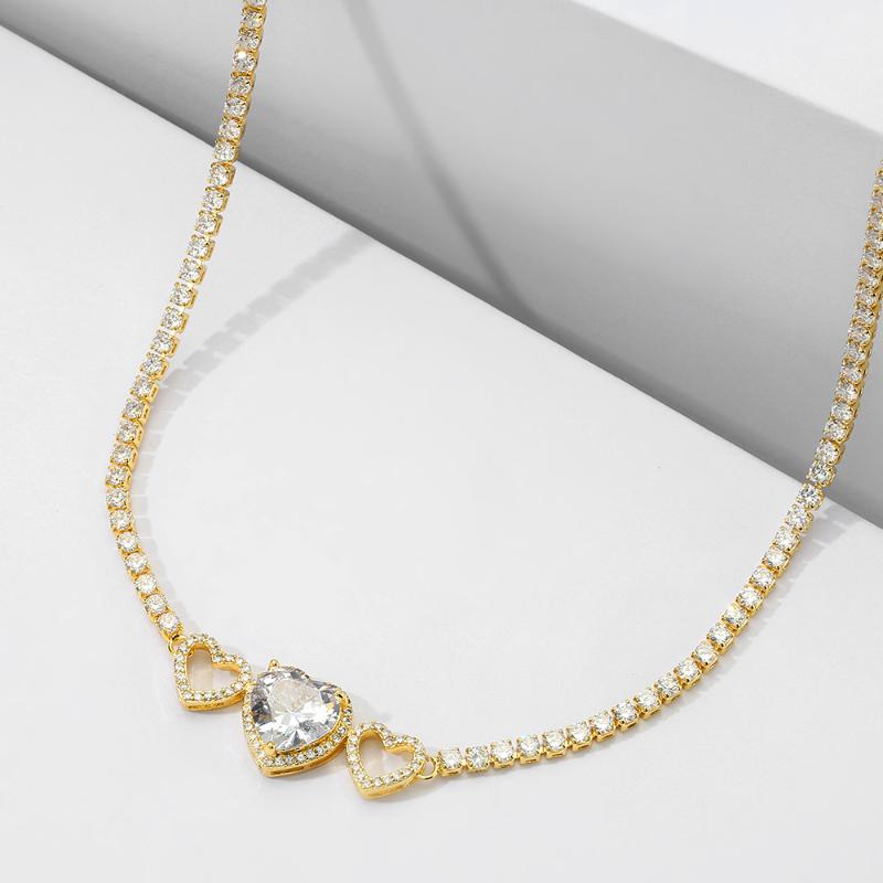 Vintage Cubic Zirconia Crystal LOVE Heart Pendant Necklace for Women Gold Color Choker Wedding Jewelry New fashion Collier 2021
Vintage Cubic Zirconia Crystal LOVE Heart Pendant Necklace for Women Gold Color Choker Wedding Jewelry New fashion Collier 2021