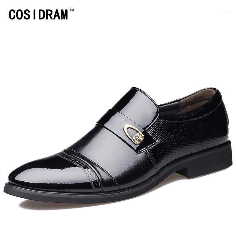 COSIDRAM Slip On Business Wedding Shoes 2020 Spring Pointed Toe Men Dress Shoes PU Leather Oxfords Formal For Male BRM-9401, Black
COSIDRAM Slip On Business Wedding Shoes 2020 Spring Pointed Toe Men Dress Shoes PU Leather Oxfords Formal For Male BRM-9401, Black