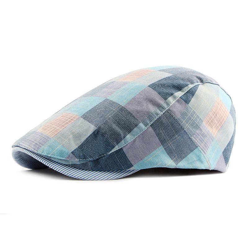 2020 Spring Summer Color Plaid Newsboy Caps Men Cotton Flat Peaked Cap Women Painter Beret Hats 12, Pink
2020 Spring Summer Color Plaid Newsboy Caps Men Cotton Flat Peaked Cap Women Painter Beret Hats 12, Pink