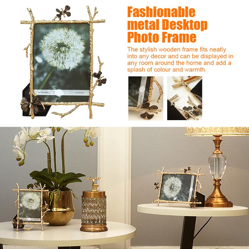 Desktop Birthday Gift Aluminum Alloy Vintage Butterfly Free Standing Golden Anniversary Home Decor Office Photo Frame Wedding
Desktop Birthday Gift Aluminum Alloy Vintage Butterfly Free Standing Golden Anniversary Home Decor Office Photo Frame Wedding