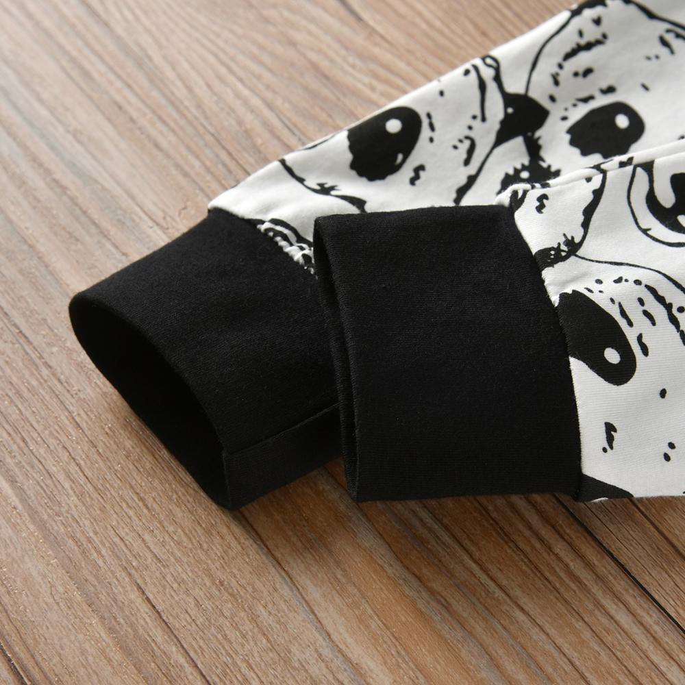 Infant Baby Boy Rompers Clothing Cartoon Panda Patter Long Sleeve Jumpsuit+Hat 2Pcs Toddler Outfits Set Newborn Baby Clothes LJ201023