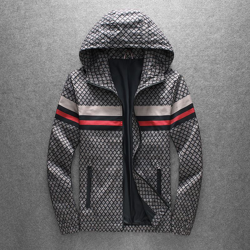 High Quality Men Hooded Jacket Striped Great Designer Brand Autumn Men's Jacket with Hat Outerwear Coat 4XL 2556 201105, 2553
High Quality Men Hooded Jacket Striped Great Designer Brand Autumn Men's Jacket with Hat Outerwear Coat 4XL 2556 201105, 2553