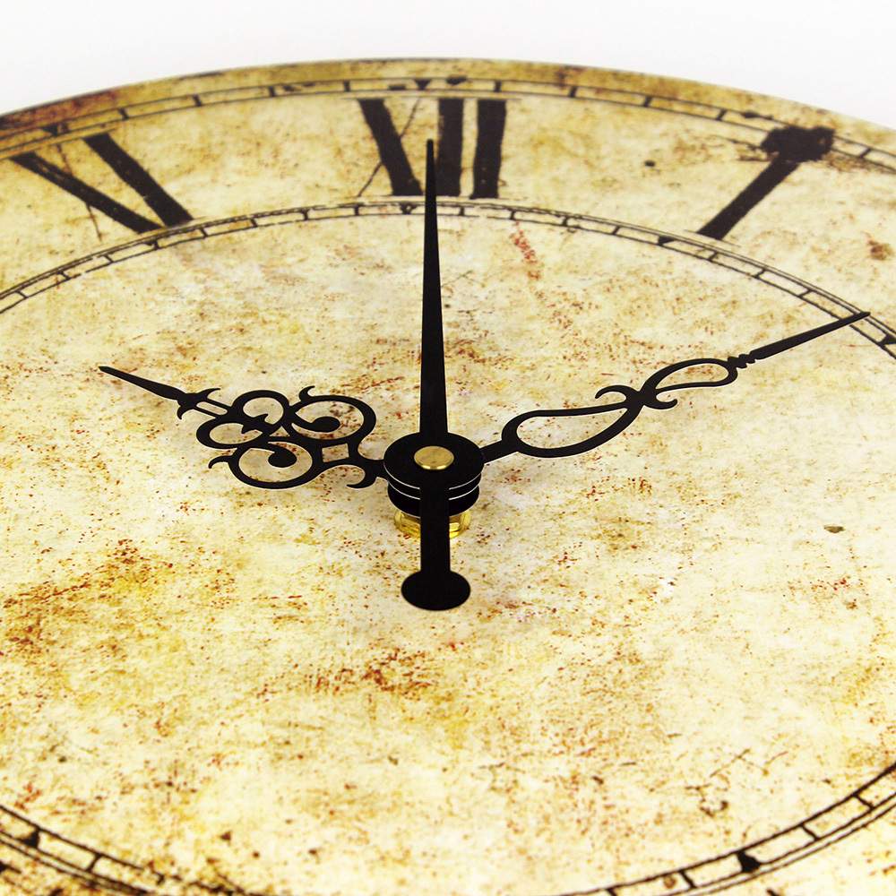 Vintage Home Decoration Large Wall Clock Roman Style Ornament Living Room With Mute Modern Wall Clock LJ201211