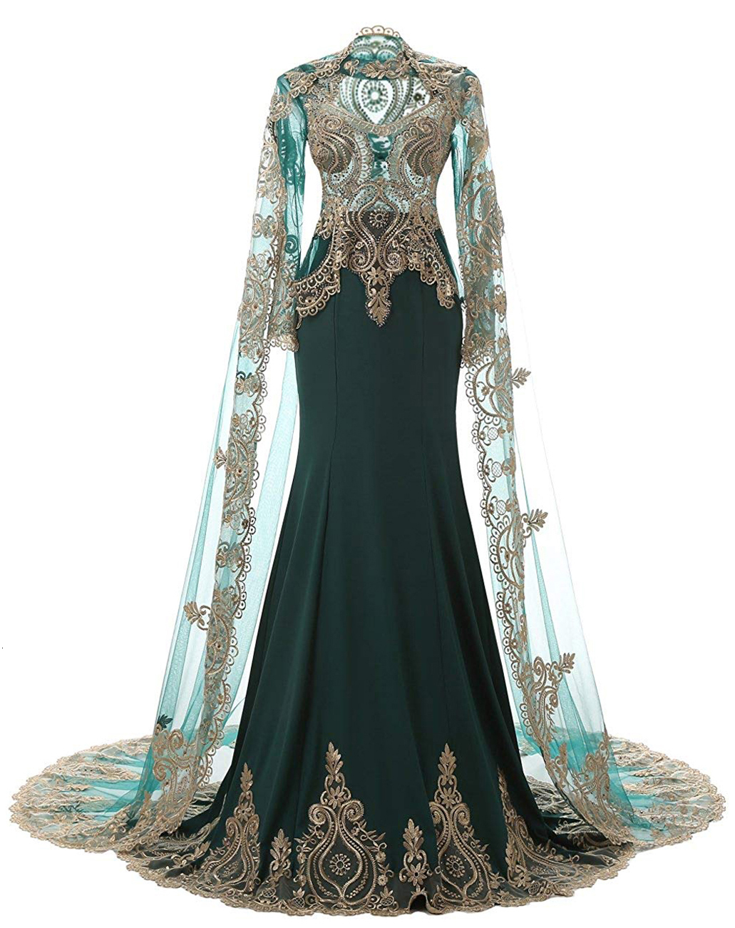 2021 New High-necked Royal Photo Strass Queen Mermaid Fancy Ball Gown Sleeves Dressed in Evening Shawl O0DS
2021 New High-necked Royal Photo Strass Queen Mermaid Fancy Ball Gown Sleeves Dressed in Evening Shawl O0DS