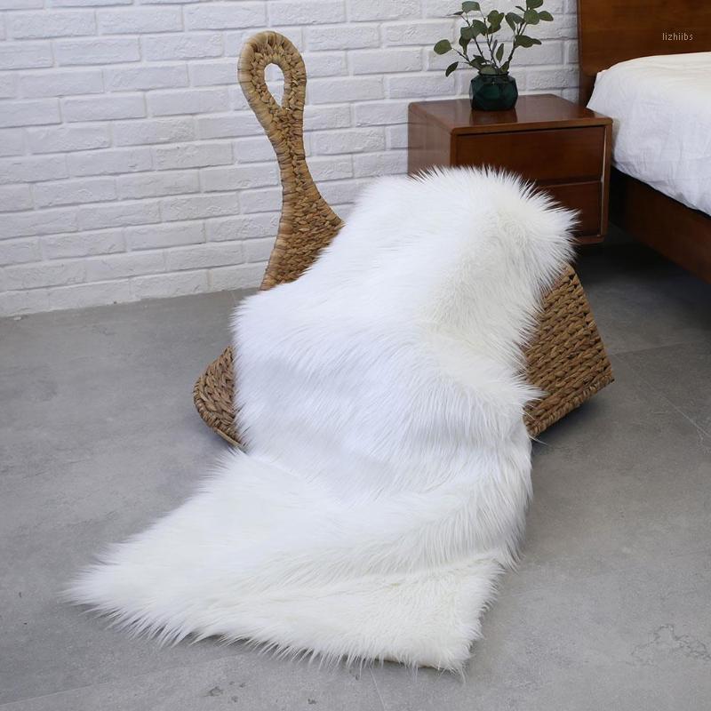 180X100cm Rectangle Fluffy Rugs Chair Bedroom Anti-Skid Carpet Floor Mat Warm Living Room Wool Carpet Luxurious Sofa Home1, White
180X100cm Rectangle Fluffy Rugs Chair Bedroom Anti-Skid Carpet Floor Mat Warm Living Room Wool Carpet Luxurious Sofa Home1, White