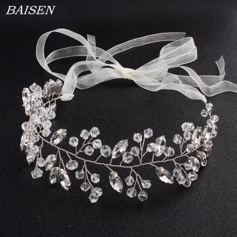 Crystal Headbands Tiara Wedding Hair Accessories Rhinestone Bridal Headband Silk band Wedding Head Jewelry Women Accessories
Crystal Headbands Tiara Wedding Hair Accessories Rhinestone Bridal Headband Silk band Wedding Head Jewelry Women Accessories