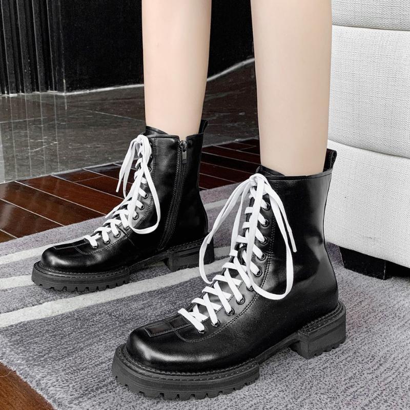 SaraIris Zipper Sewing Boots Women Autumn New Boots Ladies Ins Fashion Design Brand shoes lace Chunky Ankle Shoes1, Black
SaraIris Zipper Sewing Boots Women Autumn New Boots Ladies Ins Fashion Design Brand shoes lace Chunky Ankle Shoes1, Black