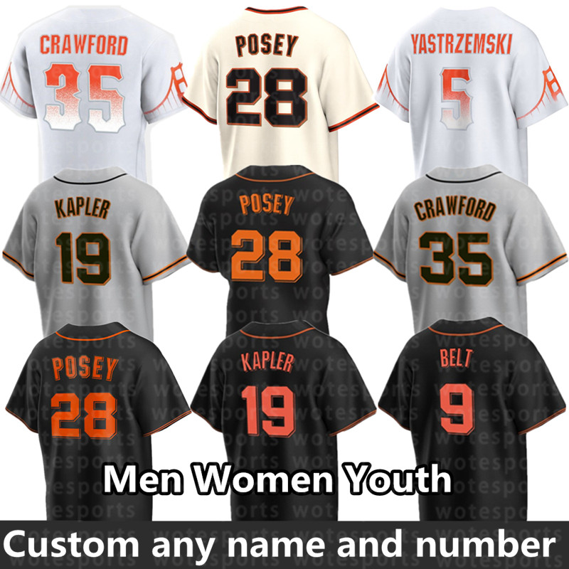 Brandon Belt Baseball Jerseys Joc Pederson Crawford Mike Yastrzemski Steven Duggar Wilmer Flores Will Clark Evan Longoria Darin Ruf Vosler custom Jersey, Men's color 3
Brandon Belt Baseball Jerseys Joc Pederson Crawford Mike Yastrzemski Steven Duggar Wilmer Flores Will Clark Evan Longoria Darin Ruf Vosler custom Jersey, Men's color 3