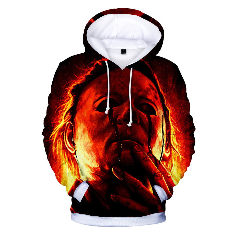 Scary Movie 3D Hoodies Sweatshirt Michael Myers Printed Men/women Halloween Cosplay Costumes Hooded Boys Autumn Clothing, Black
Scary Movie 3D Hoodies Sweatshirt Michael Myers Printed Men/women Halloween Cosplay Costumes Hooded Boys Autumn Clothing, Black