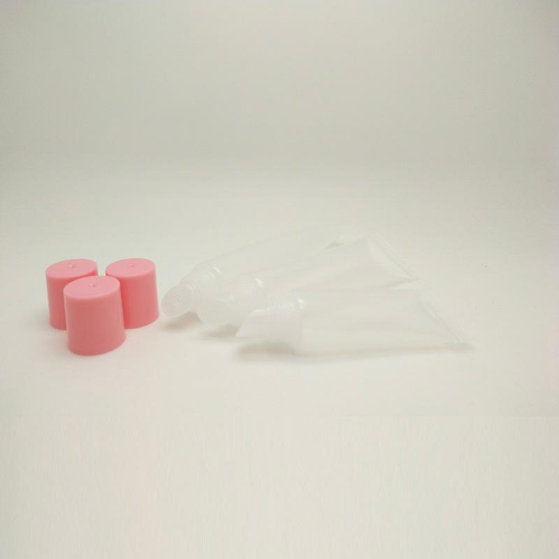 Empty Cosmetic Tubes Packaging 20 g 15 g 10g Gold Silver Pink Lipgloss Squeeze Tube Lip Gloss Packaging 50/100pcs