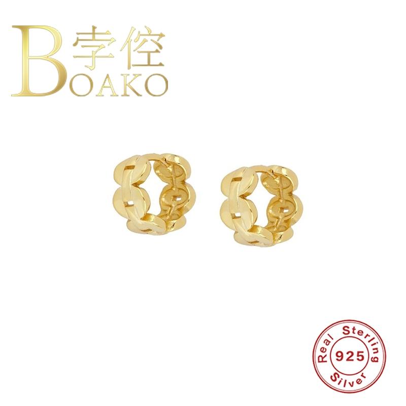 BOAKO Simple Style Earring For Women 925 Silver Earrings 2021 Fashionable Hoop Earrings Jewelry Zircon Pendientes Brincos Aretes
BOAKO Simple Style Earring For Women 925 Silver Earrings 2021 Fashionable Hoop Earrings Jewelry Zircon Pendientes Brincos Aretes