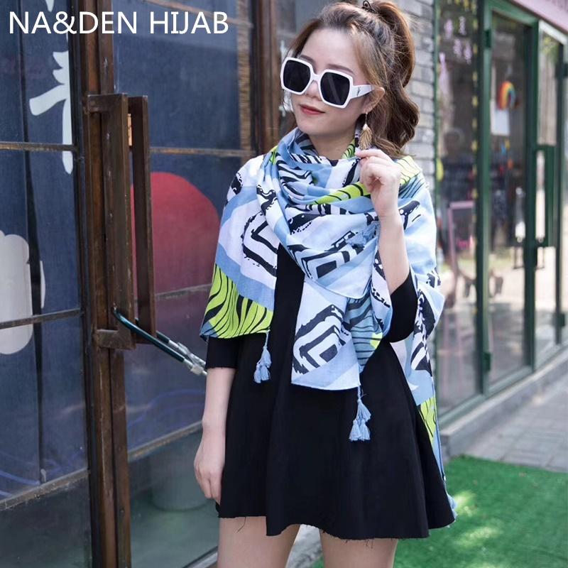 Lady Fashion Geometric Print cotton scarf with tassel muslim women hijab shawl wrap fashion headcover scarves 10pcs/lot Hot Sale
Lady Fashion Geometric Print cotton scarf with tassel muslim women hijab shawl wrap fashion headcover scarves 10pcs/lot Hot Sale