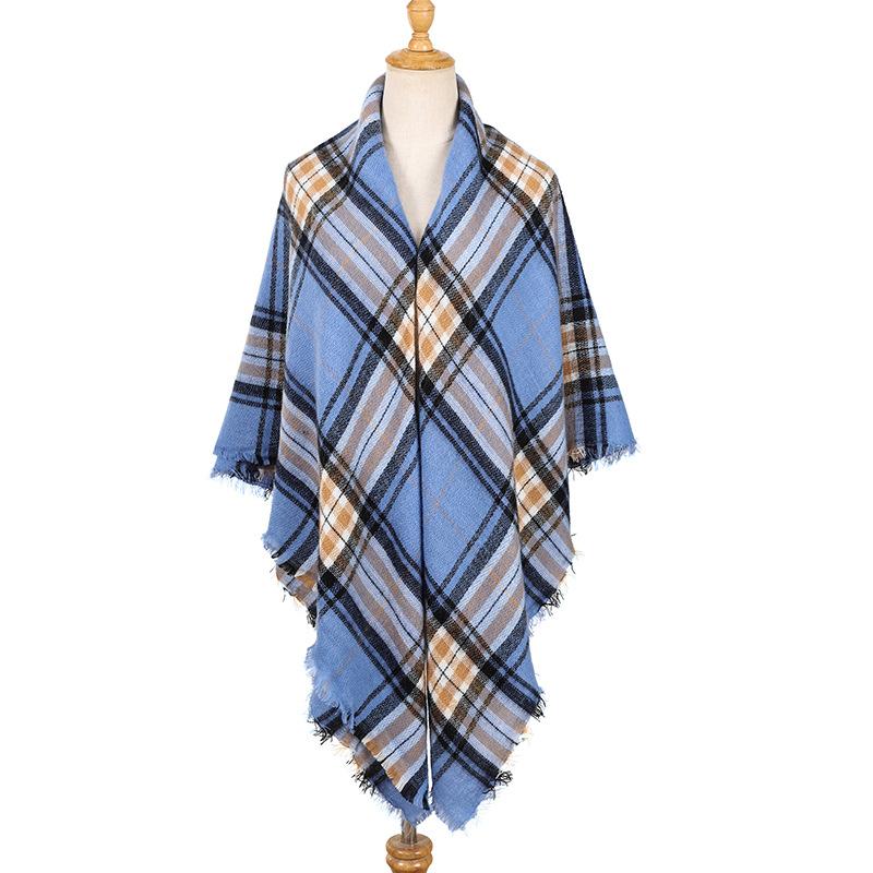 Scarves 2021 Autumn And Winter Color Double-sided Plaid Scarf Thickened Warmth Fashion All-match British Style Shawl
Scarves 2021 Autumn And Winter Color Double-sided Plaid Scarf Thickened Warmth Fashion All-match British Style Shawl