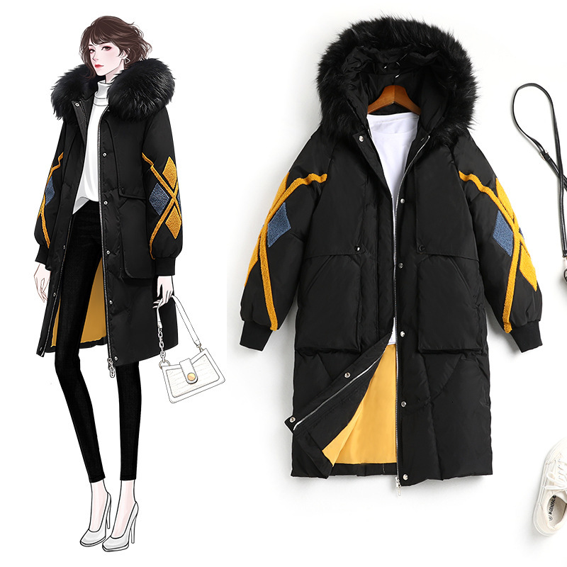 Woolen Clothing New Fine-style Cotton Quilted Parka Woman Down Winter Jackets for 2021 Female Jacket Yesa, Black
Woolen Clothing New Fine-style Cotton Quilted Parka Woman Down Winter Jackets for 2021 Female Jacket Yesa, Black