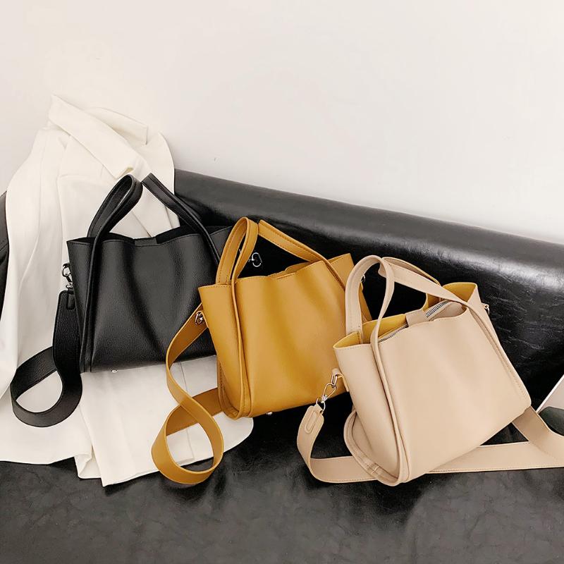 Fashion Solid PU Crossbody Bag Women Shoulder Bags Female Handbag Composite Set Ladies Tote Bags Bolsos de hombro para mujer, Black 
Fashion Solid PU Crossbody Bag Women Shoulder Bags Female Handbag Composite Set Ladies Tote Bags Bolsos de hombro para mujer, Black