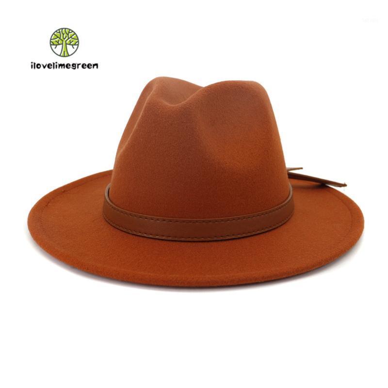 Flat Wide Brim Woolen Felt Fedora Hat Fall Women Men with Leather Belt Adjustable Solid Jazz Panama Top Hat Caps1, White
Flat Wide Brim Woolen Felt Fedora Hat Fall Women Men with Leather Belt Adjustable Solid Jazz Panama Top Hat Caps1, White