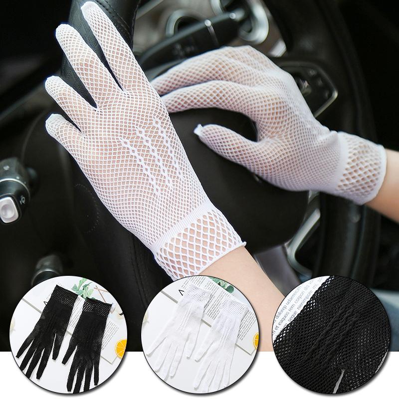1 Pair Women Lace Mesh Hollow Out Gloves Full Finger Mesh Fishnet Gloves Summer Autumn Elegant Evening Party Black White
1 Pair Women Lace Mesh Hollow Out Gloves Full Finger Mesh Fishnet Gloves Summer Autumn Elegant Evening Party Black White
