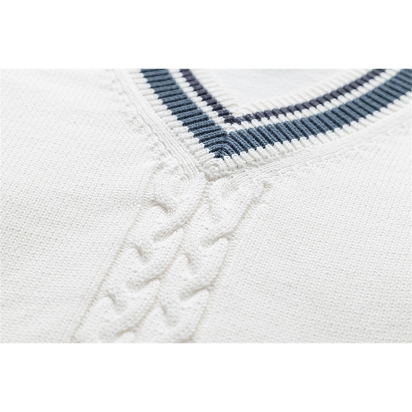 Autumn High Quality Pullover Japanese Style Students School Uniform V-neck Girls Women Sweater Long Sleeve School Uniforms 201223