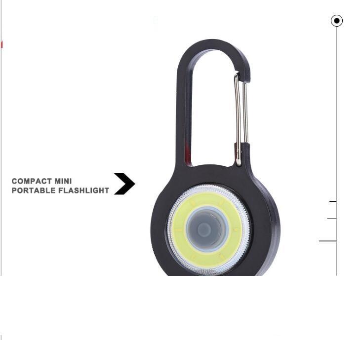 Mini Keychain flashlights portable climbing button carabiner hooks lights led COB torch Key Chain Torches lamp multifunction camping tool
Mini Keychain flashlights portable climbing button carabiner hooks lights led COB torch Key Chain Torches lamp multifunction camping tool