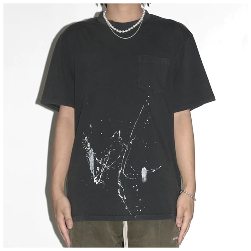 2021 Summer New Punk Style Splash Ink High Street Damage Graffiti O-neck Short-sleeved T-shirt Men and Women Jcug, Black
2021 Summer New Punk Style Splash Ink High Street Damage Graffiti O-neck Short-sleeved T-shirt Men and Women Jcug, Black